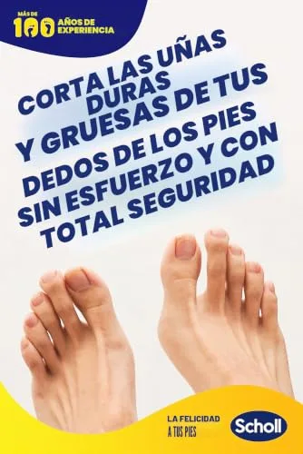 Dr. Scholl's ▫️ Scholl Coupe-Ongles - Pedicure para unhas duras e grossas dos dedos dos pés 2