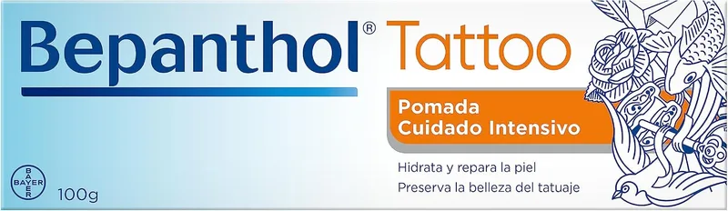BEPANTHOL ▫️ Pomada para Tatuagens com Pantenol 100 g, Sem Perfume