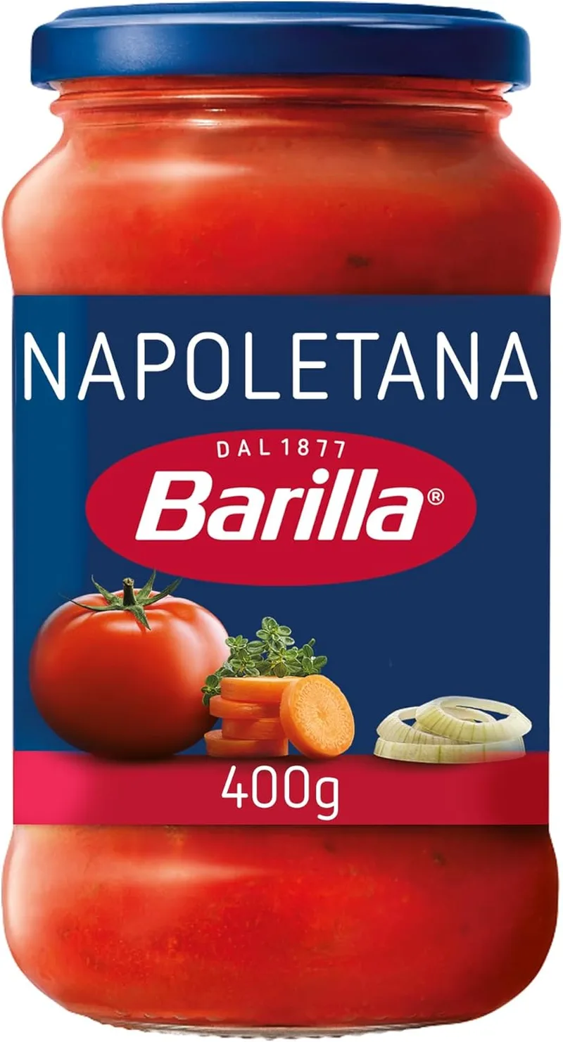 Barilla ▫️ Molho Napolitano, Tomate com Ervas Aromáticas, 400 g