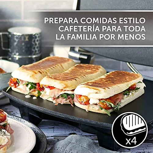 Breville ▫️ Prensa para sanduíches/paninis e torradeira | 4 fatias | Aço inoxidável [VST026X] 3