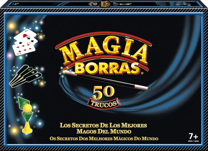 Educa ▫️ BORRAS - Magia Clássica com 50 dos Truques Mais Originais e Engraçados, Os Aprendizes de Mágico encontrarão um Manual com Todos os Truques Passo a Passo | Jogo de Magia para idades a partir dos 7 anos (24047)