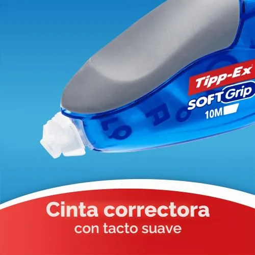 BIC ▫️ Soft Grip - Corretor líquido tipo caneta, azul, embalagem de 10 unidades 4