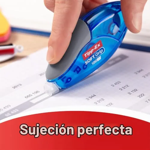 BIC ▫️ Soft Grip - Corretor líquido tipo caneta, azul, embalagem de 10 unidades 5