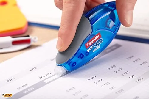 BIC ▫️ Soft Grip - Corretor líquido tipo caneta, azul, embalagem de 10 unidades 6