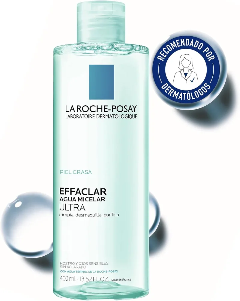 La Roche-Posay ▫️ Effaclar Água Micelar Ultra, Pele mista a oleosa, 400 ml