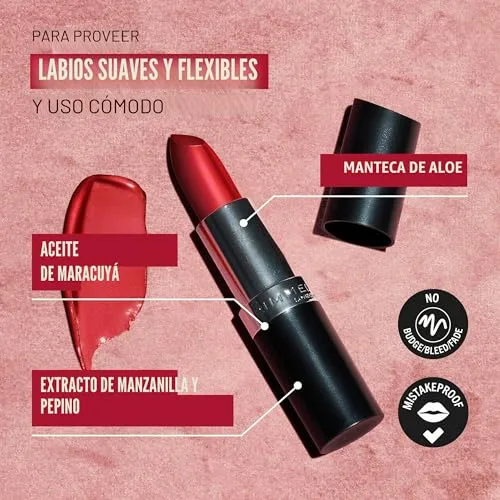 Rimmel London ▫️ Lasting Finish Batom em Barra, Tom 006 Pink Blush, 1 unidade 4