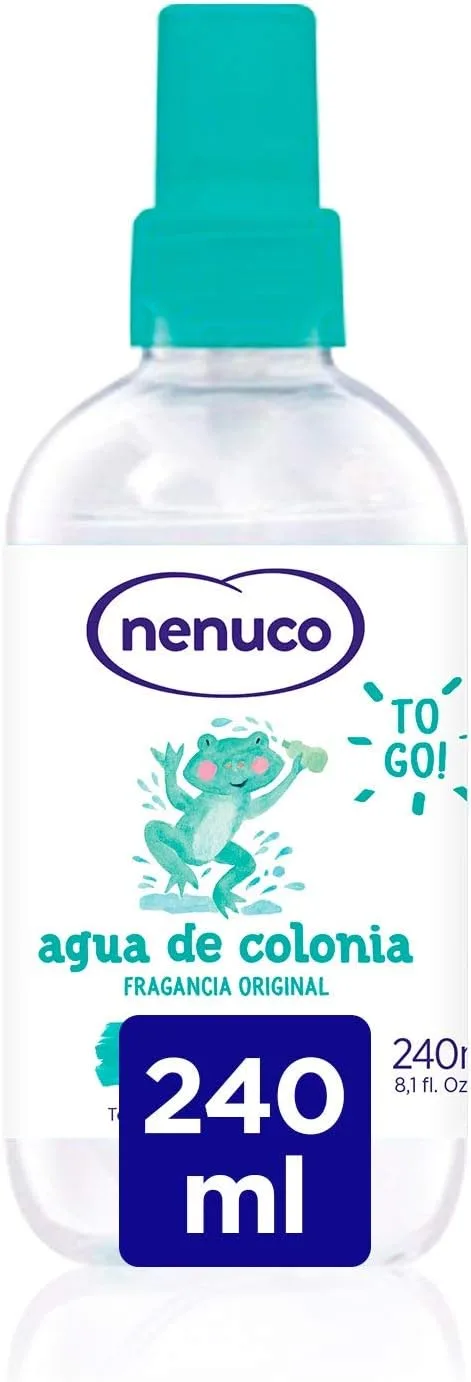 Nenuco ▫️ Eau de Toilette recomendado para bebés recém-nascidos (a partir dos 3 meses), Fragrância Original - Formato Spray 240 ml