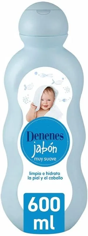 Denenes ▫️ Original - Champô Gel com Manteiga de Karité e Petit Grain, Suavidade e Hidratação para Pele e Cabelo, com 93% de Ingredientes Naturais - 600 ml