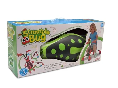 Scramblebug ▫️ 8512 - Carrinho de brincar com design de inseto, nas cores verde e preto 4