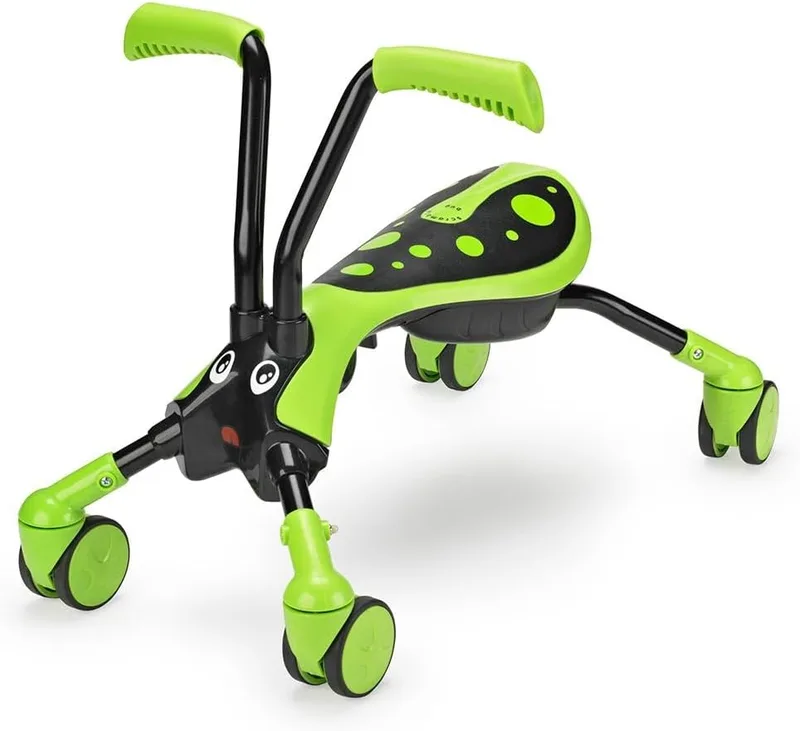 Scramblebug ▫️ 8512 - Carrinho de brincar com design de inseto, nas cores verde e preto