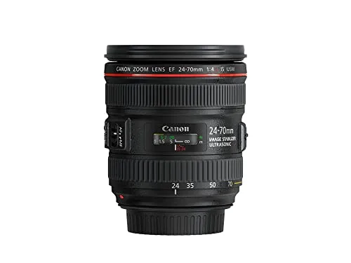 Canon ▫️ EF 24-70 mm f/2,8L II USM - Objetiva (Distância focal 24-70 mm, Abertura f/2,8-22, Zoom ótico 3X, diâmetro: 82 mm) Preto 3