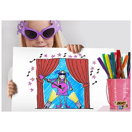 BIC ▫️ Kids Vista - Embalagem com 288 marcadores coloridos (16 de cada cor) 5