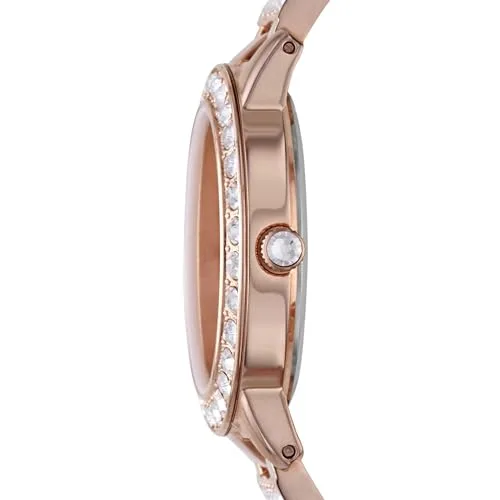 Fossil ▫️ Relógio Jesse para mulher, movimento de quartzo de três ponteiros com bracelete em aço inoxidável 3