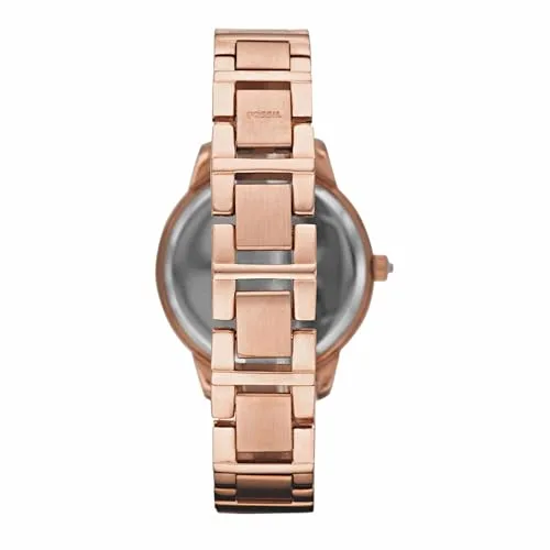 Fossil ▫️ Relógio Jesse para mulher, movimento de quartzo de três ponteiros com bracelete em aço inoxidável 4