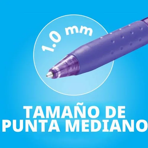 Paper Mate ▫️ Caneta retrátil InkJoy 300RT | ponta média (1,0 mm) | preta | embalagem de 12 5