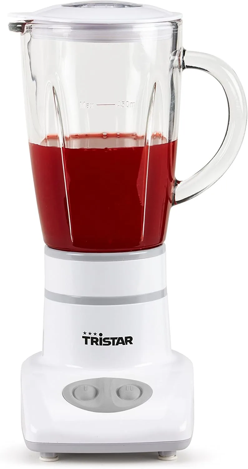 Tristar ▫️ BL-4431 Liquidificador - Lâminas em aço inoxidável - Jarro amovível de 0,45 litros