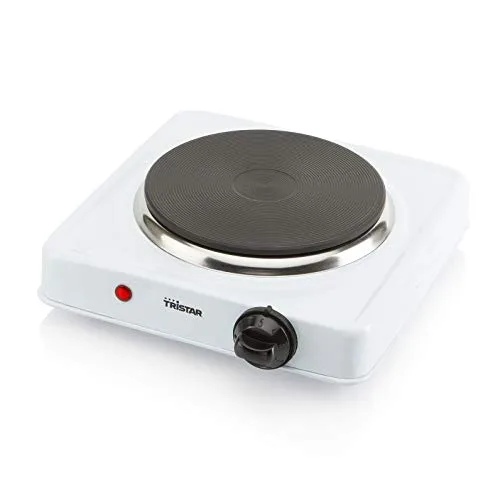 Tristar ▫️ Fogão Elétrico 1000 W, 15 cm, 5 níveis de temperatura, base antiderrapante, estrutura resistente ao calor, portátil, fácil de utilizar, ideal para cozinhas pequenas e acampamentos, KP-6185 3