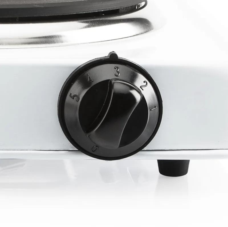 Tristar ▫️ Fogão Elétrico 1000 W, 15 cm, 5 níveis de temperatura, base antiderrapante, estrutura resistente ao calor, portátil, fácil de utilizar, ideal para cozinhas pequenas e acampamentos, KP-6185 5