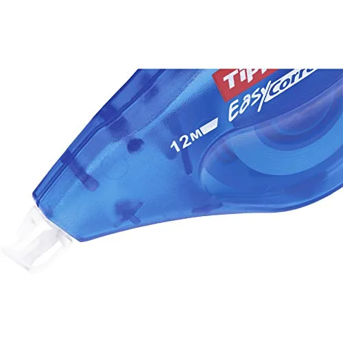 BIC ▫️ Tipp-Ex Easy Correct, fita corretora com marcação lateral para ver o que está a corrigir, 12 m x 4,2 mm, caixa de 2+1 4