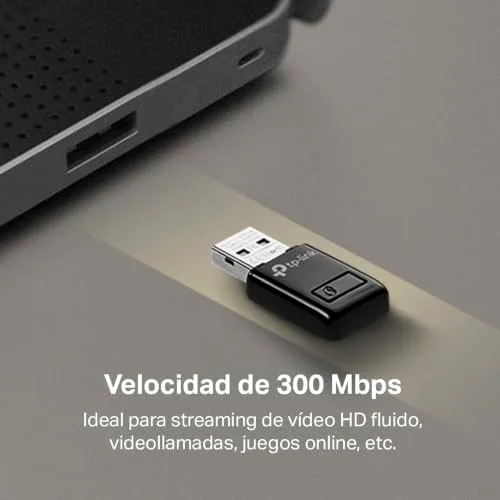 TP-Link ▫️ TL-WN823N - Adaptador Wi-Fi USB, N300, 300 Mbps, Nano, para PC 5