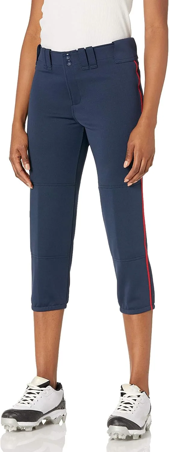 Mizuno ▫️ Calças de softbol com cinto para mulheres adultas