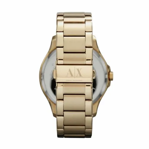 Armani Exchange ▫️ Relógios para homem, movimento de quartzo multifunções e caixa de 44 mm com bracelete em aço inoxidável 3
