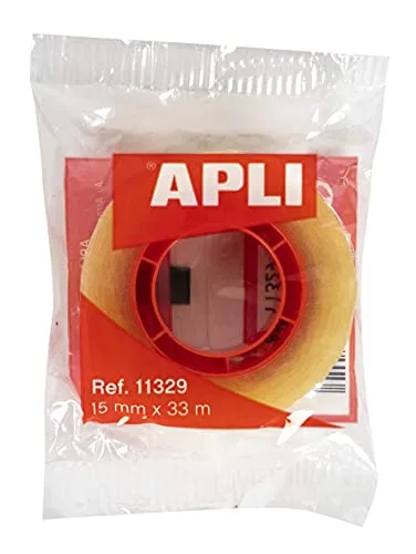 APLI ▫️ 11329 - Fita adesiva transparente de 15 mm x 33 m 4