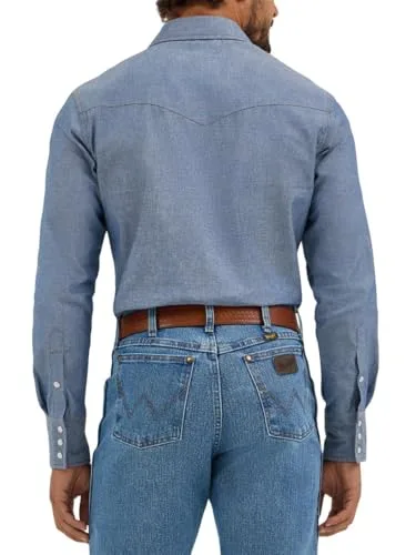 Wrangler ▫️ Camisa de homem - Corte regular - Camisa western - Vermelha 2