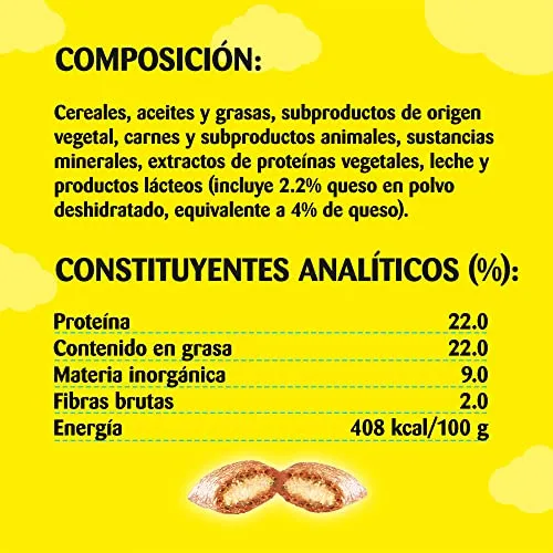 Catisfactions ▫️ Guloseimas para Gatos, Sabor a Queijo (Embalagem de 6 x 60 g) 5
