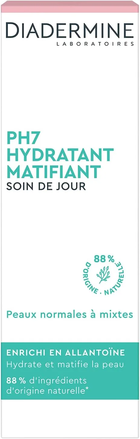 Diadermine ▫️ PH7 cuidado de dia hidratante matificante - 50 ml