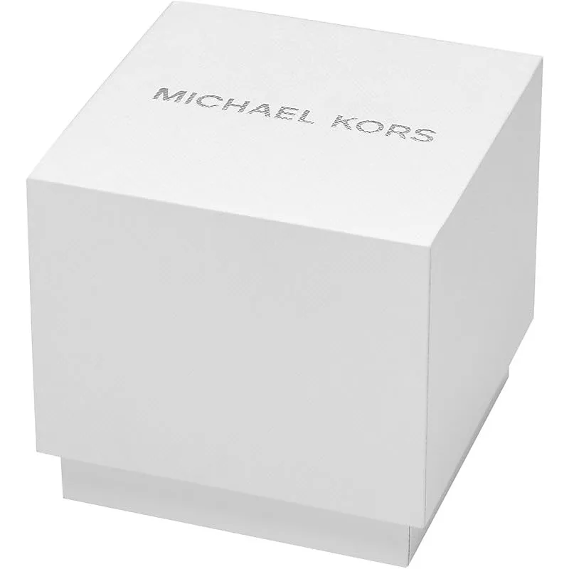 Michael Kors ▫️ Relógio Darci para mulher, movimento de quartzo com três ponteiros em tom prateado e bracelete em aço inoxidável 2