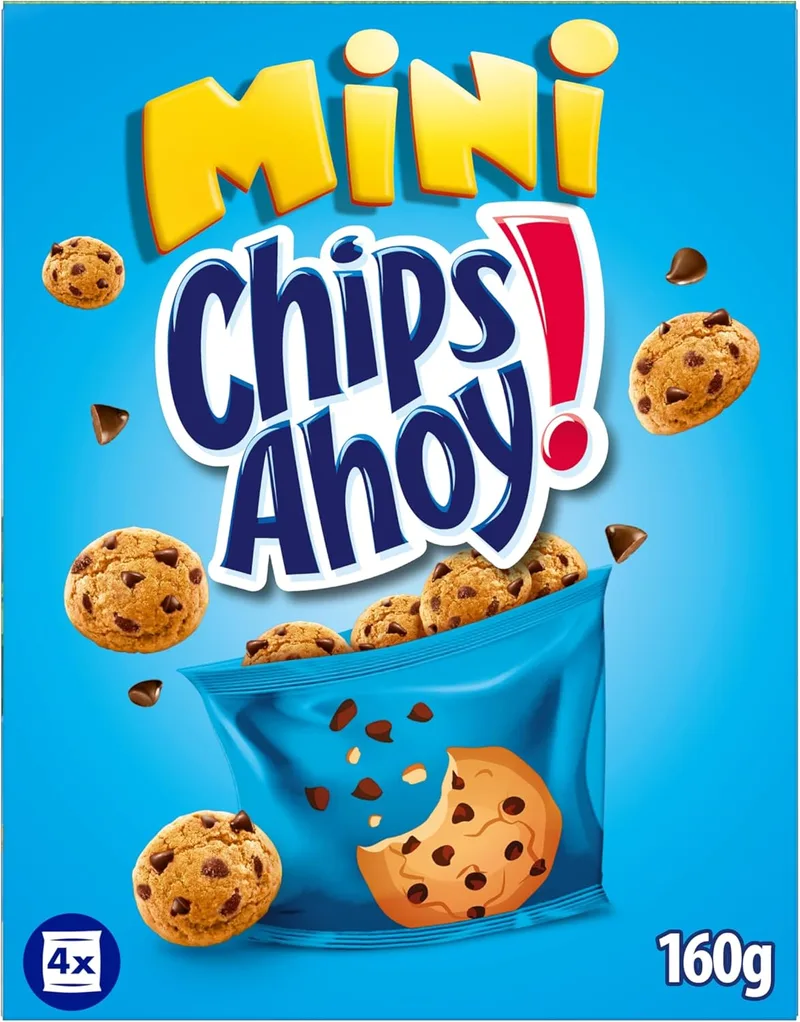 Chips Ahoy! ▫️ Chips Ahoy Mini Cookies, pepitas de chocolate doce, 160g