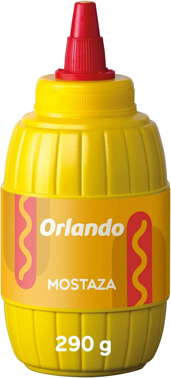 ORLANDO ▫️ Molho de Mostarda Barrilito 290 g sem glúten