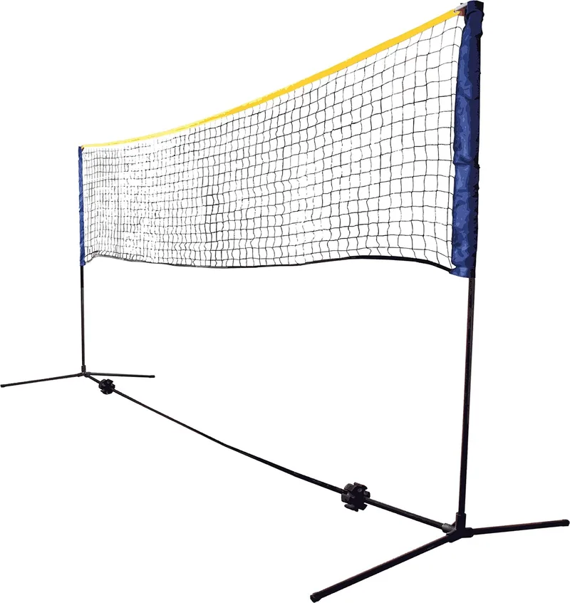Schildkröt ▫️ Conjunto Net Set | Rede portátil para lazer de 3 m | Altura ajustável de 0,75 a 1,55 m | para badminton, ténis de rua e jogos de praia | Montagem rápida com saco de transporte