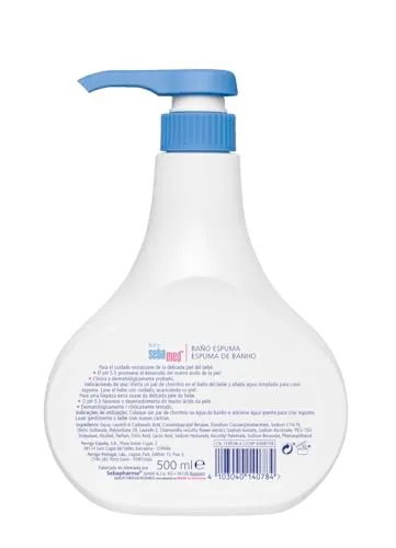 Sebamed ▫️ Baby Espuma de Banho sem Sabão, Cuidado Diário para a Pele Sensível do Bebé, Higiene Diária 2