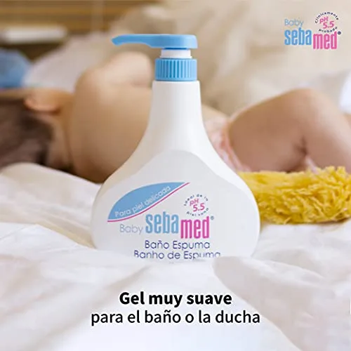 Sebamed ▫️ Baby Espuma de Banho sem Sabão, Cuidado Diário para a Pele Sensível do Bebé, Higiene Diária 3