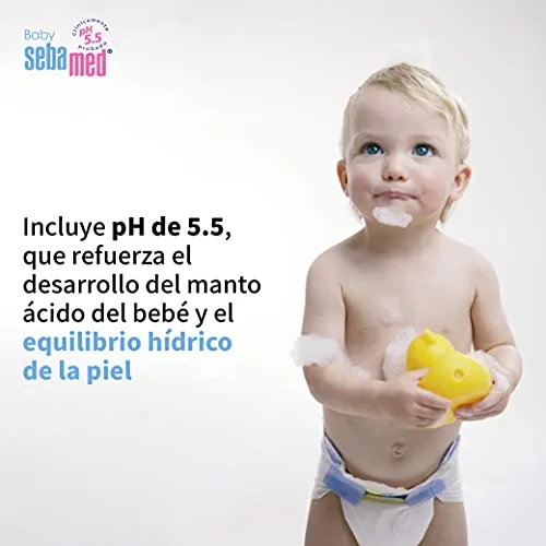Sebamed ▫️ Baby Espuma de Banho sem Sabão, Cuidado Diário para a Pele Sensível do Bebé, Higiene Diária 4