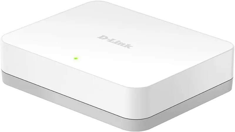D-Link ▫️ Gigabit Ethernet, Switch de rede 10/100/1000, Cor Branca, 5 portas