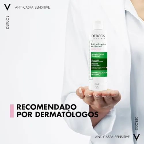 VICHY ▫️ Dercos Anticaspa Sensível, Champô, Couro cabeludo sensível, 200 ml 5
