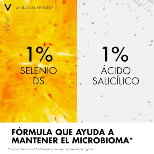VICHY ▫️ Dercos Anticaspa Sensível, Champô, Couro cabeludo sensível, 200 ml 6