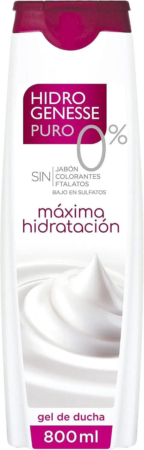 Hidro-Genesse ▫️ Hidro Genesse - Gel de Banho e Duche Máxima Hidratação - 800 ml | Limpa e hidrata a pele diariamente com uma fórmula suave, num formato de grande capacidade para toda a família