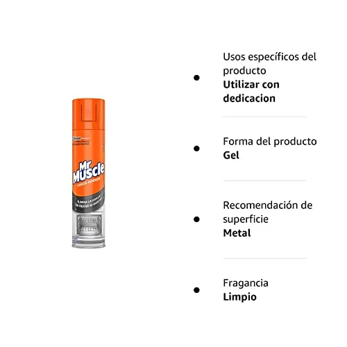 Mr Muscle ▫️ Forza Gel de Limpeza para Fornos, 300 ml 3