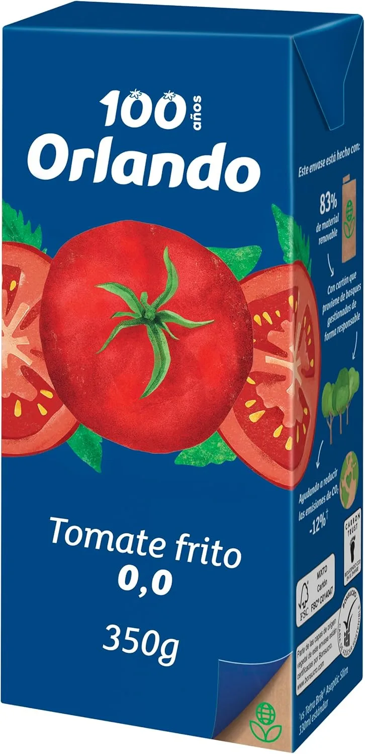 kraft heinz ▫️ Orlando Tomate Frito 0,0 Brik 350g