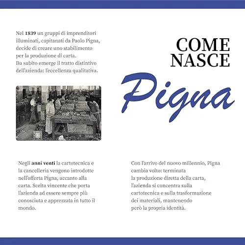 Pigna ▫️ Caderno A5 monocromático, interior 0Q, quadriculado a 5 mm com margem, papel de 80 g/m², capas variadas, formato A5 15 x 21 cm, 10 6