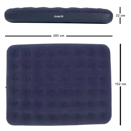AVENLI ▫️ GLOBO Colchão insuflável com barra de molas desmontável 203x152x22 cm, braçadeiras e flutuadores para natação e polo aquático, unissexo, infantil, multicolorido (multicolorido), tamanho único 4