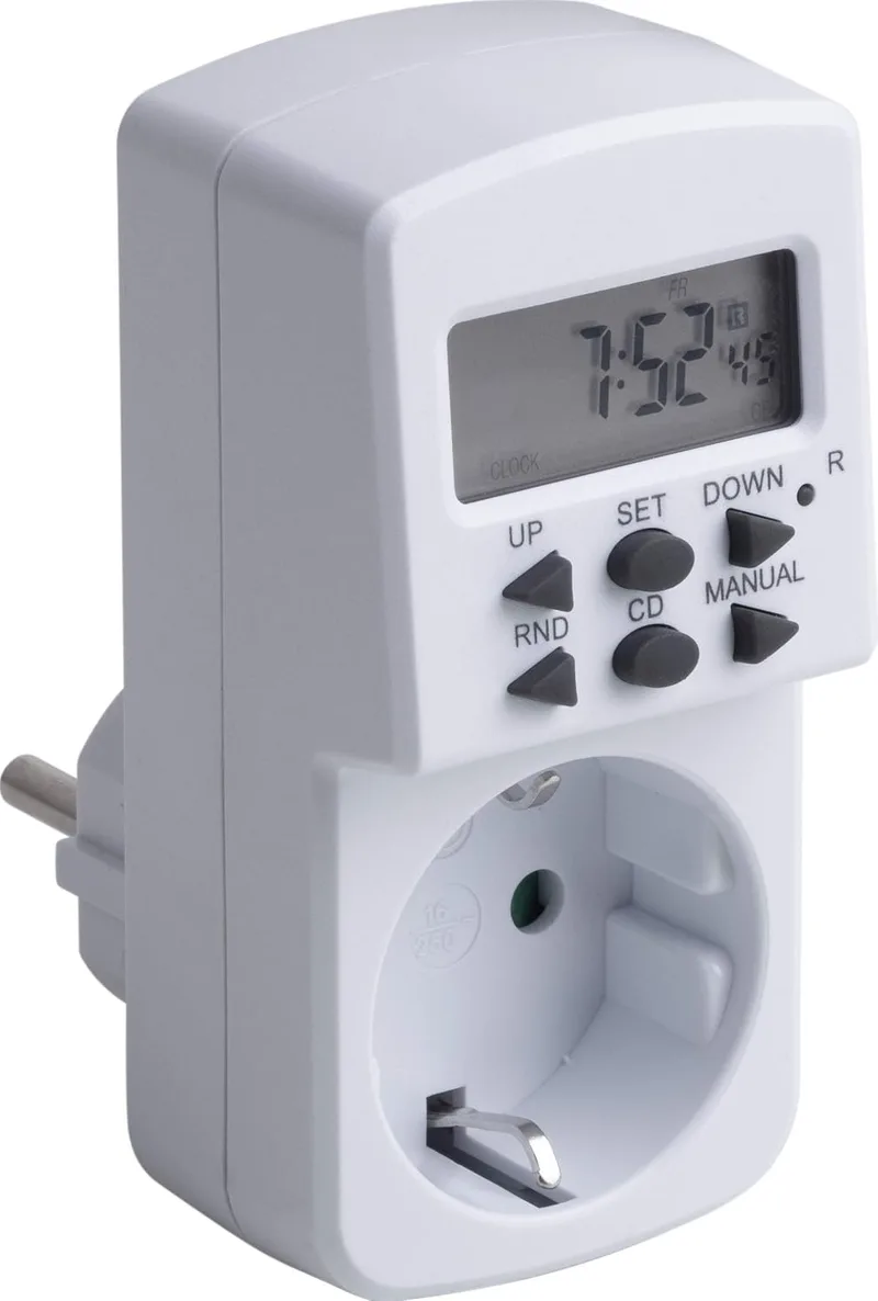 Meister ▫️ Temporizador digital de semanas, 1800 W, IP20, 7474110