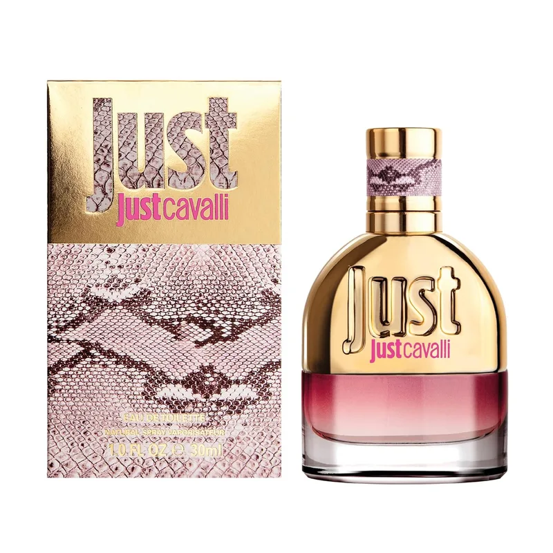 Roberto Cavalli ▫️ JUST CAVALLI, Eau de Toilette para mulher, fragrância fresca e exótica