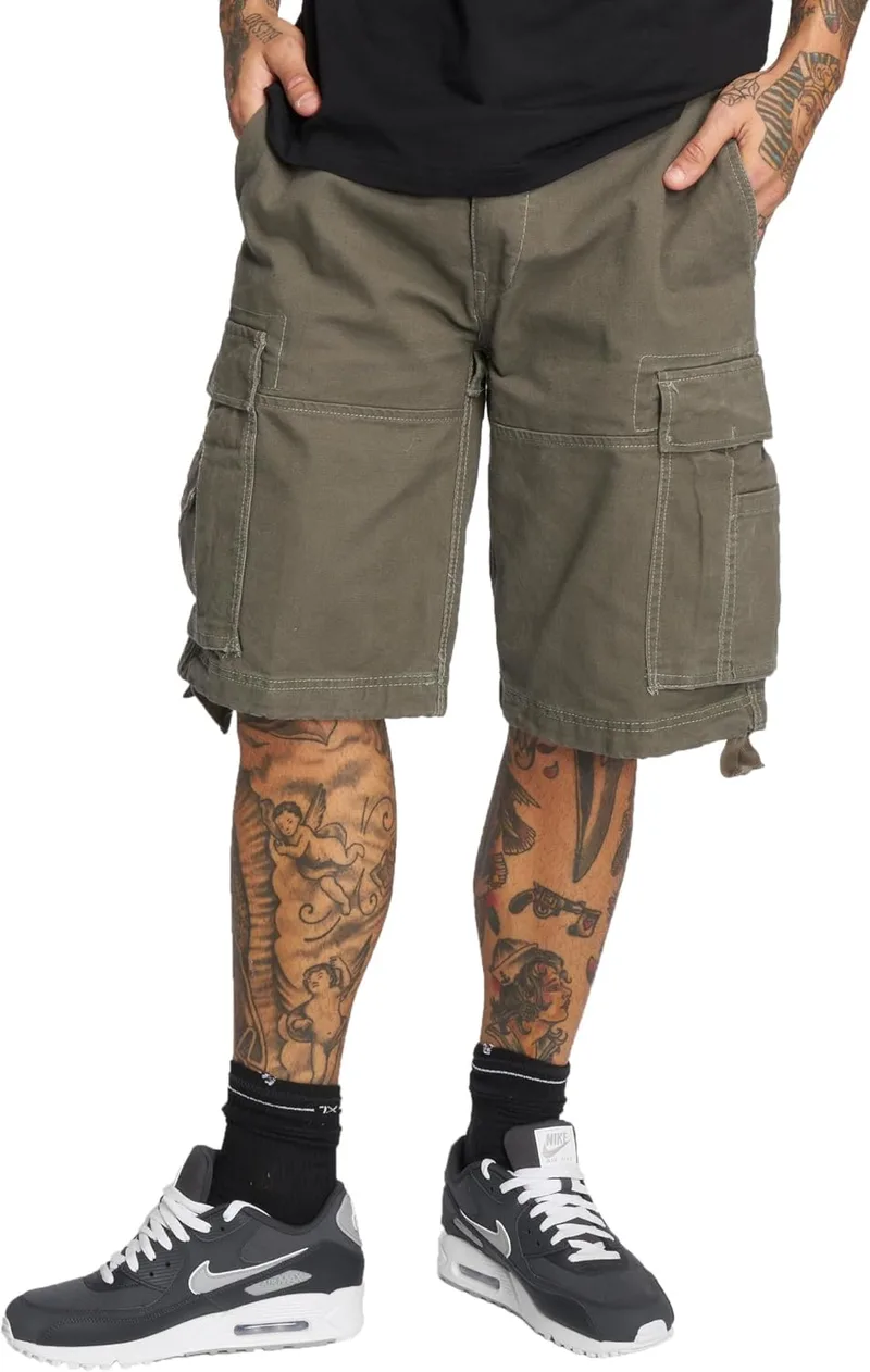 Brandit ▫️ Calções Vintage Básicos para Homem