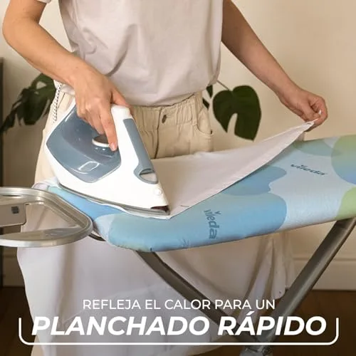 Vileda ▫️ Capa de substituição para tábua de engomar Premium 2 em 1, tamanho universal ajustável, três camadas, QuickFIX, 110 a 130 cm x 30 a 45 cm 2