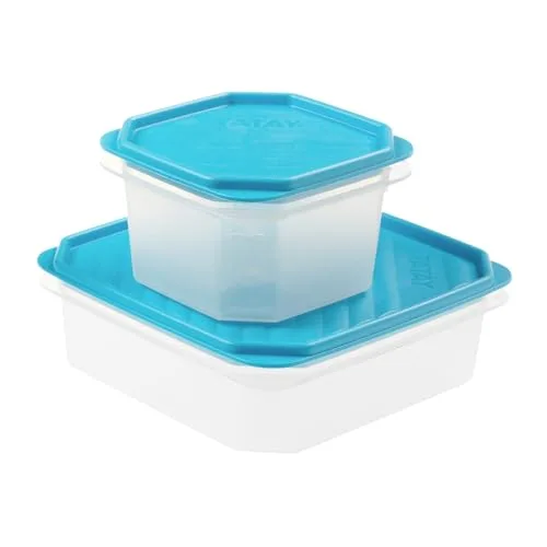 Tatay ▫️ Tupper Hermético Top Flex 18,5 x 18,5 x 12,2 cm, de plástico sem BPA 4